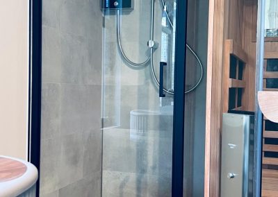 Shower installation.North Hill Highgate